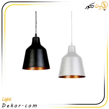 چراغ-آویز-کاسه-ای-تزیینی-کد-115-مشکی