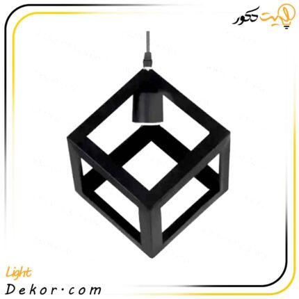 چراغ-آویز-کاسه-ای-تزیینی-کد-117-مشکی