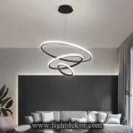 دایره 3 حلقه مدرن لایت دکور