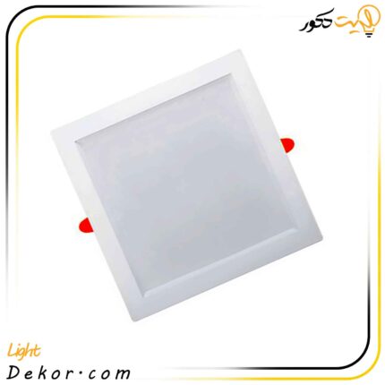 چراغ-سقفی-30-وات-مربع-سولاریس-توکار-پارس-شعاع