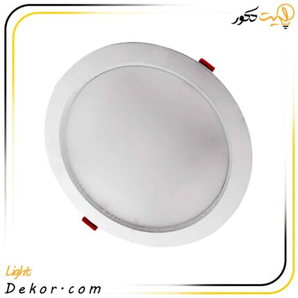 چراغ-سقفی-42-وات-گرد-توکار-سولاریس-پارس-شعاع