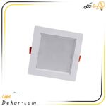 چراغ-سقفی-توکار-مربع-18-وات-سولاریس-پارس-شعاع