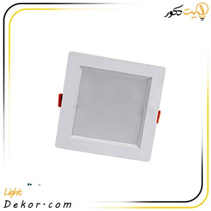 چراغ-سقفی-توکار-مربع-18-وات-سولاریس-پارس-شعاع