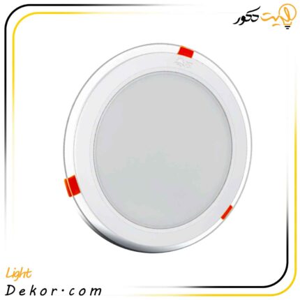 چراغ-سقفی-توکار-گرد-42-وات-گلاریس-برند-پارس-شعاع