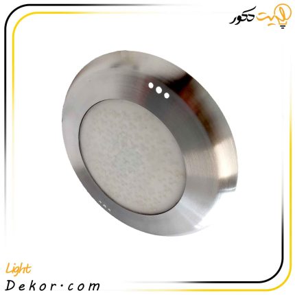 چراغ-استخری-روکار-گرد-5-وات-و-25-وات-تمام-استیل-فوق-باریک-تخت-فلت-برند-لدمان