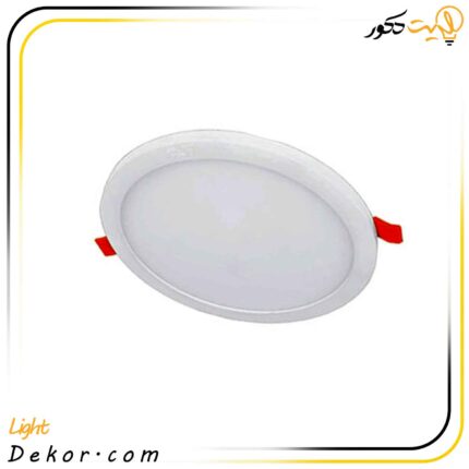 چراغ-سقفی-توکار-گرد-اسلیم-تخت-8-وات-برند-پارس-شعاع