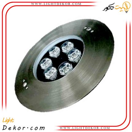 چراغ-استیل-توکار-استخری-12-وات-تک-رنگ-12ولت