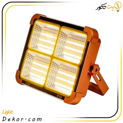 پروژکتور-شارژی-و-خورشیدی-200-وات-مدل-SL-D8