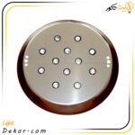 چراغ استخری روکار 12وات استیل برند نیفان
