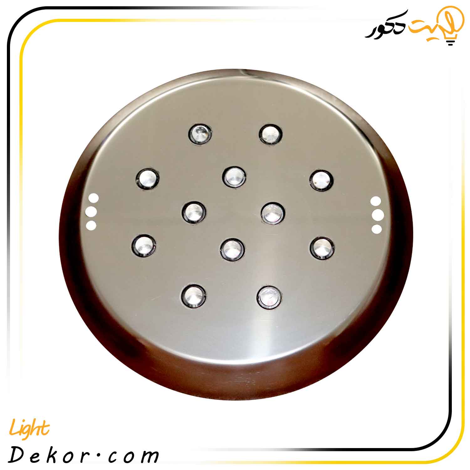 چراغ استخری روکار 12وات استیل برند نیفان چراغ استخری روکار 12وات استیل برند نیفان