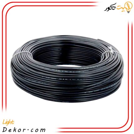 سیم-افشان-تک-زوج-2x0.25-سفید-مشکی-متری-(سیم-بلندگو)