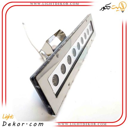 چراغ-وال-واشر-پایه-دار-مستطیل-ضدآب-مولتی-کالر-9-وات-مدل-9STMP-GK