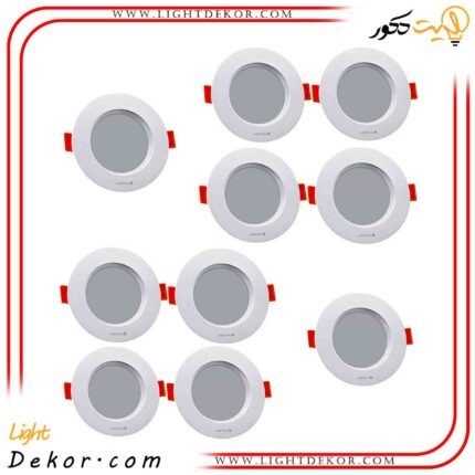 پنل-ال-ای-دی-9-وات-پارس-شعاع-توس-مدل-سولاریس-دایره-بسته-10عددی