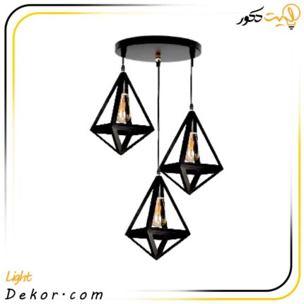 چراغ-آویز-فانتزی-تزیینی-3شعله-کد-120