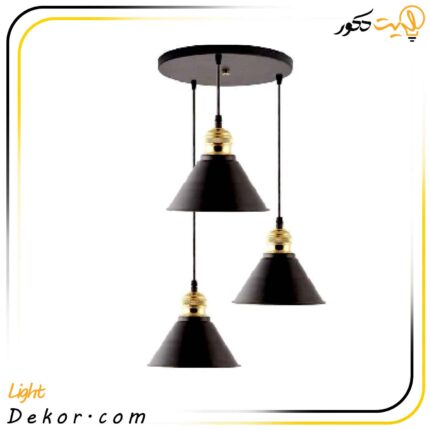 چراغ-آویز-کاسه-ای-تزیینی-کد-130-3-شعله