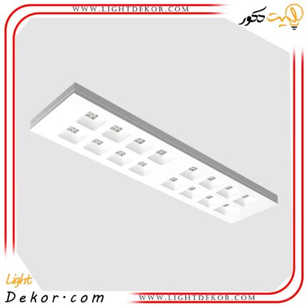 چراغ-سقفی-LED-روکار-33-وات-120×30-مدل-برلیانس-مازی-نور
