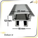 کد 22 | قاب لاینر توکار کنافی 12 میل (تک لاین)