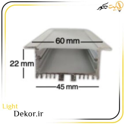 کد 23 | قاب لاینر توکار فنرخور (3 لاین)