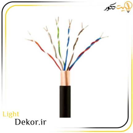 کابل زوجی مسی با هادی مسی و روکش PVC مناسب انتقال سیگنال و سیم‌کشی مخابراتی و کنترلی