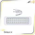 چراغ اضطراری شارژی WD-823A با 30 LED و نور مهتابی