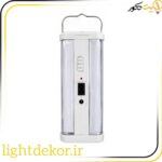 چراغ اضطراری شارژی ایستاده و آویزی HG DUE مدل HG-1664 با LED SMD